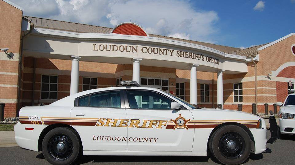 LCSD - Loudoun County Sheriffs Department - Flags Of Valor - Thin Blue Line Wooden Flag