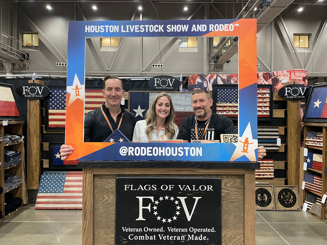 At the Houston Livestock Show & Rodeo with Camp Hope