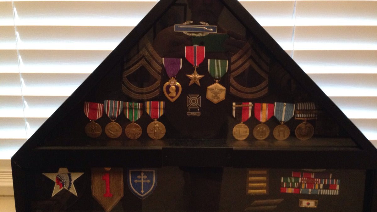Guy Parks Army Sergeant Medals Portraits of Valor Flags of Valor