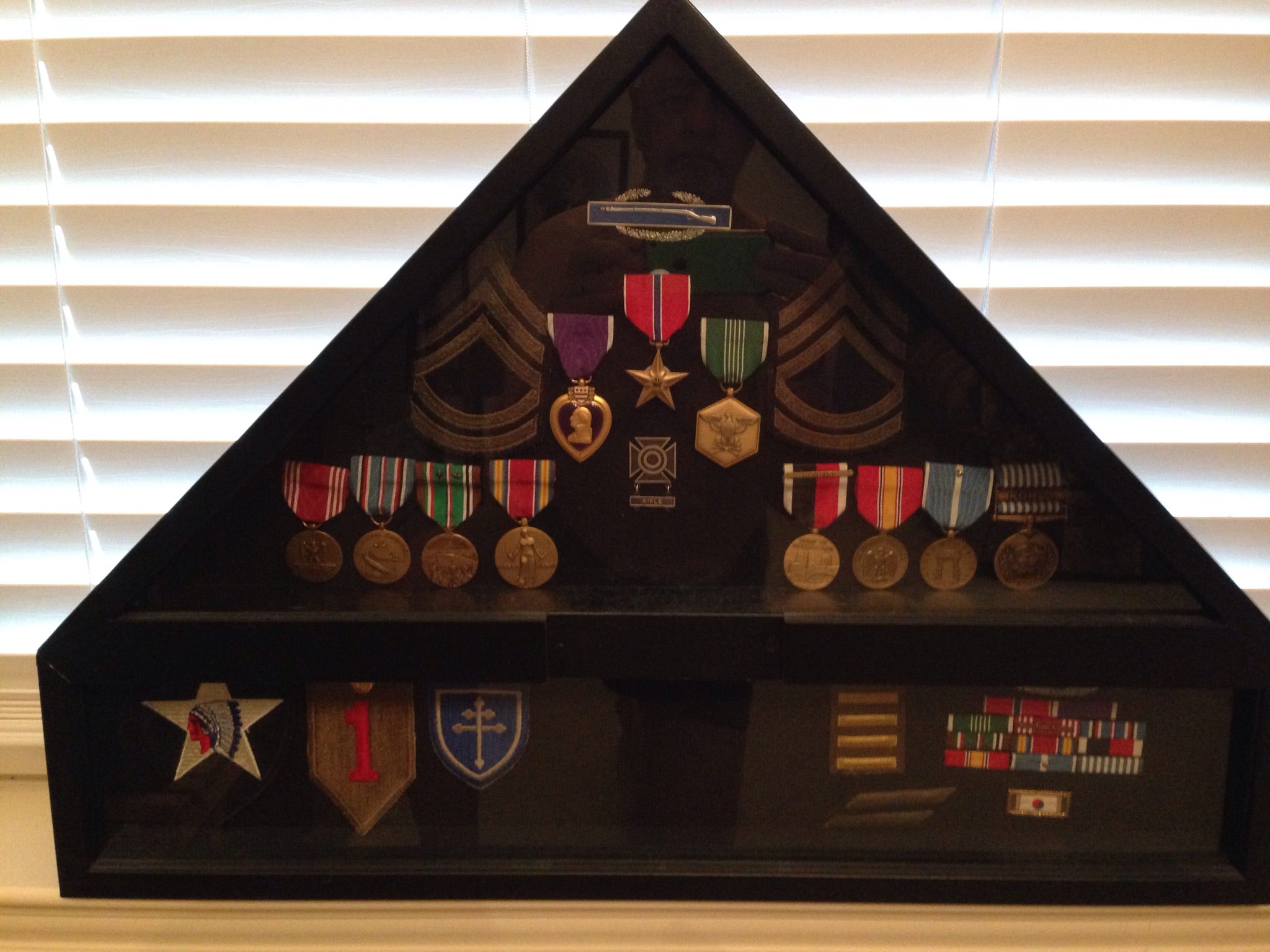 Guy Parks Army Sergeant Medals Portraits of Valor Flags of Valor