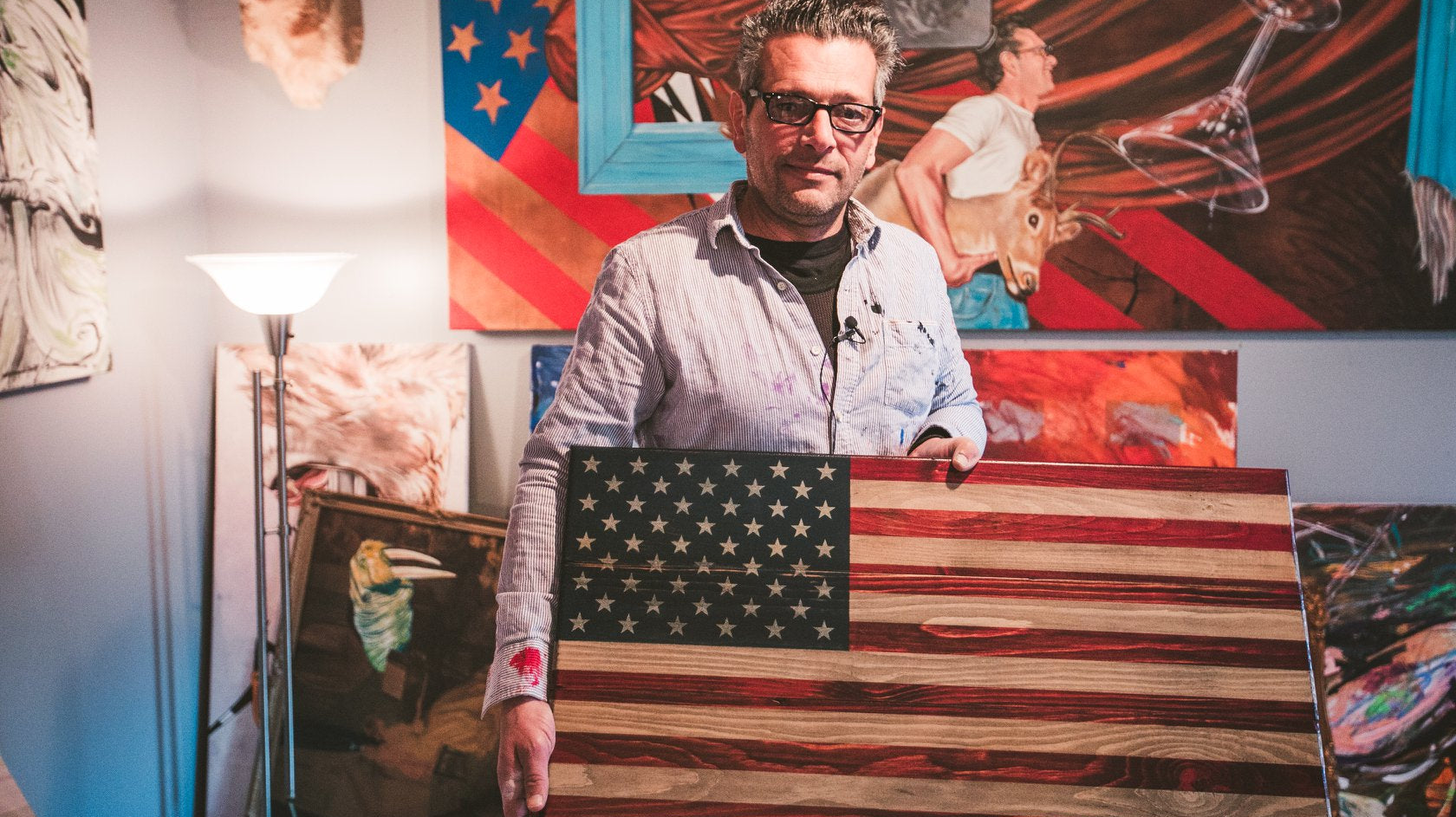Giving Back Tour: A Flag for NYC Artist Scott LoBaido
