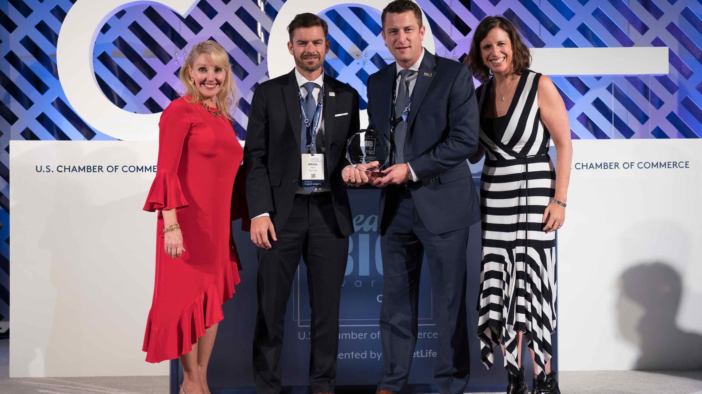 Brian Steorts and Joe Shamess Receive US Chamber of Commerce Veteran Business of the Year