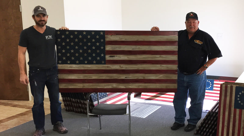 Flags of Valor's first customer John Murphy - Thank you!