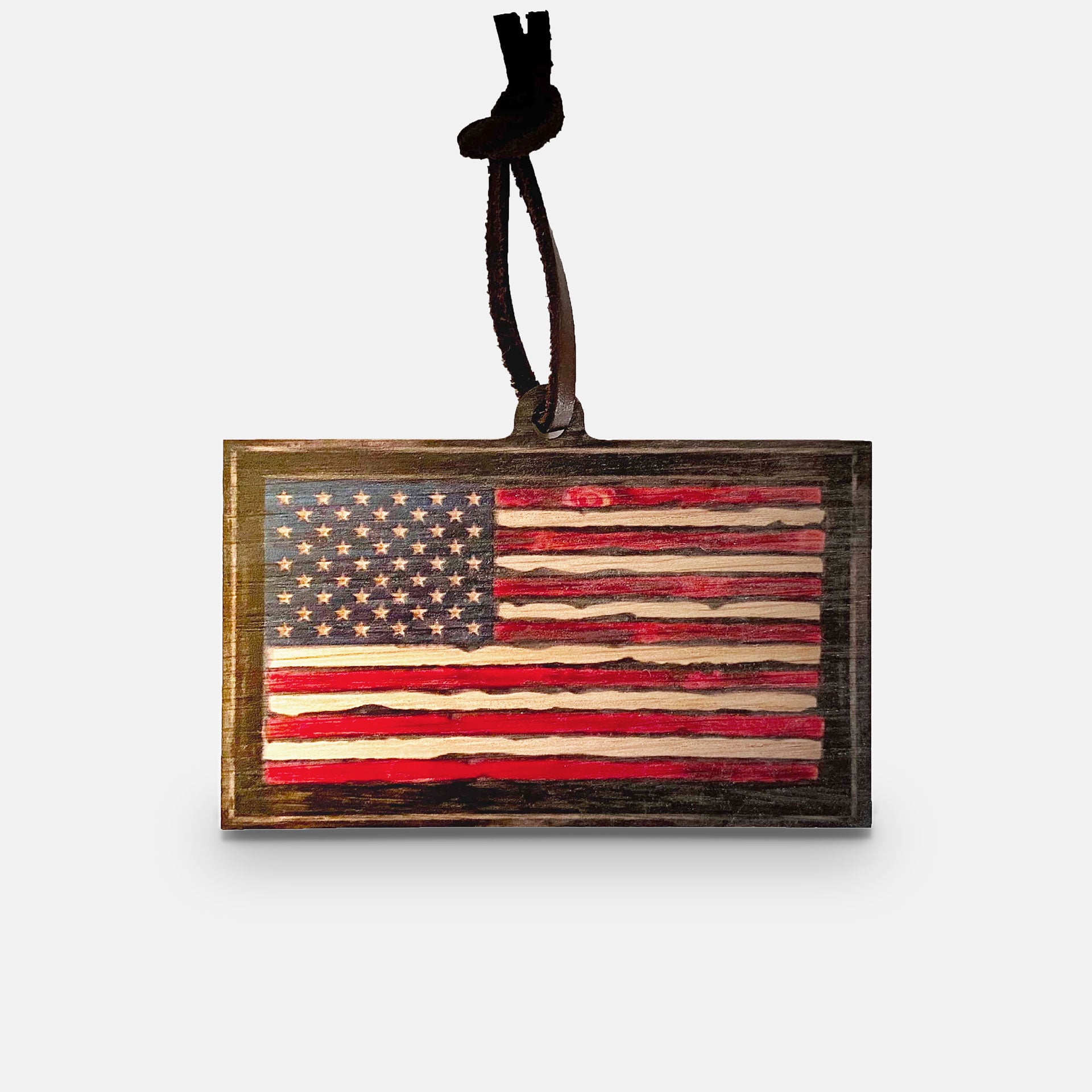 American Flag Christmas Ornament