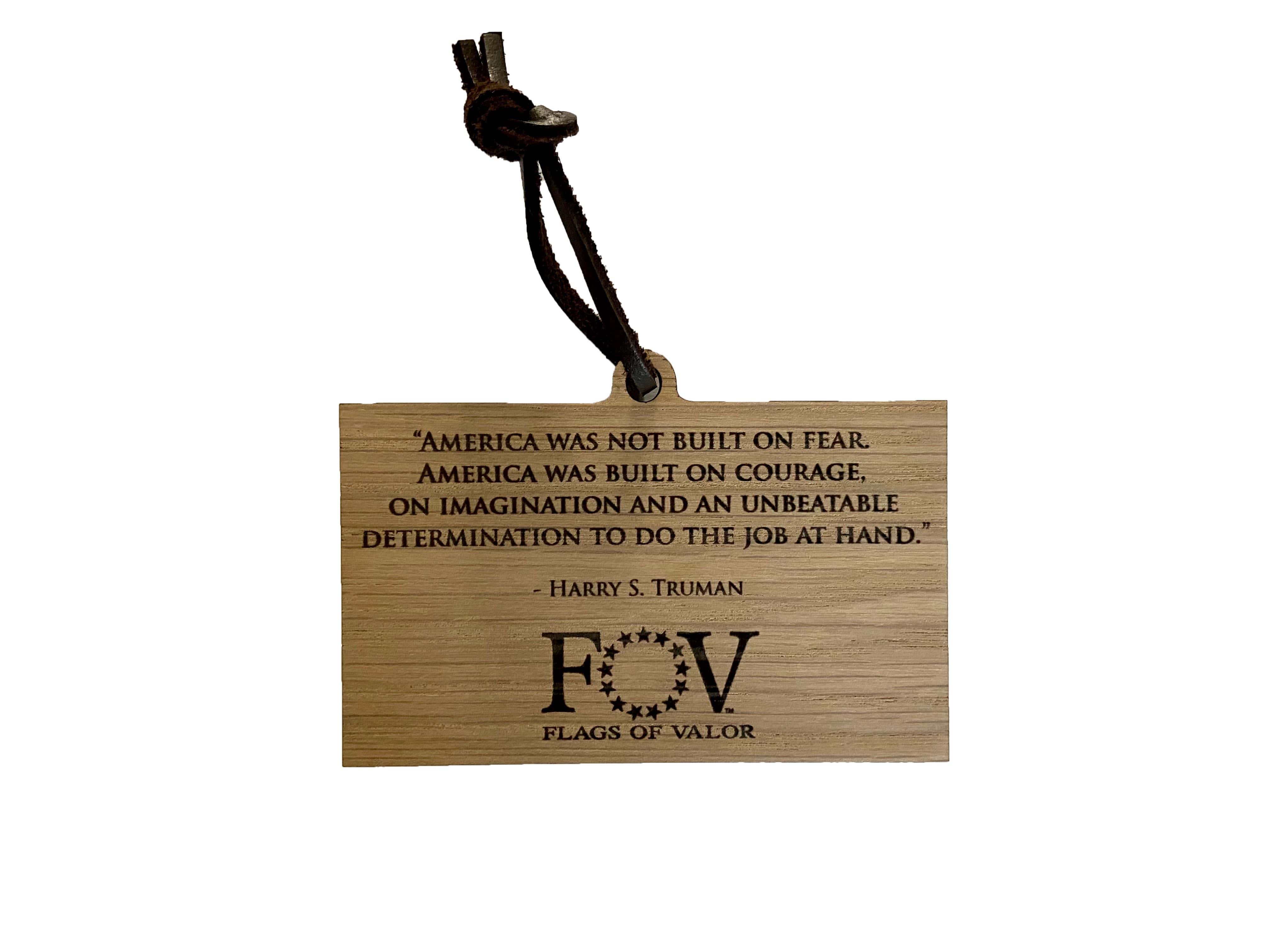American Flag Christmas Ornament