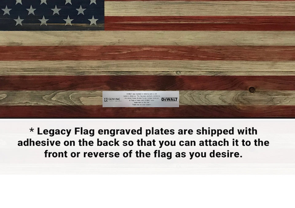 Legacy Series - Wooden American Flag