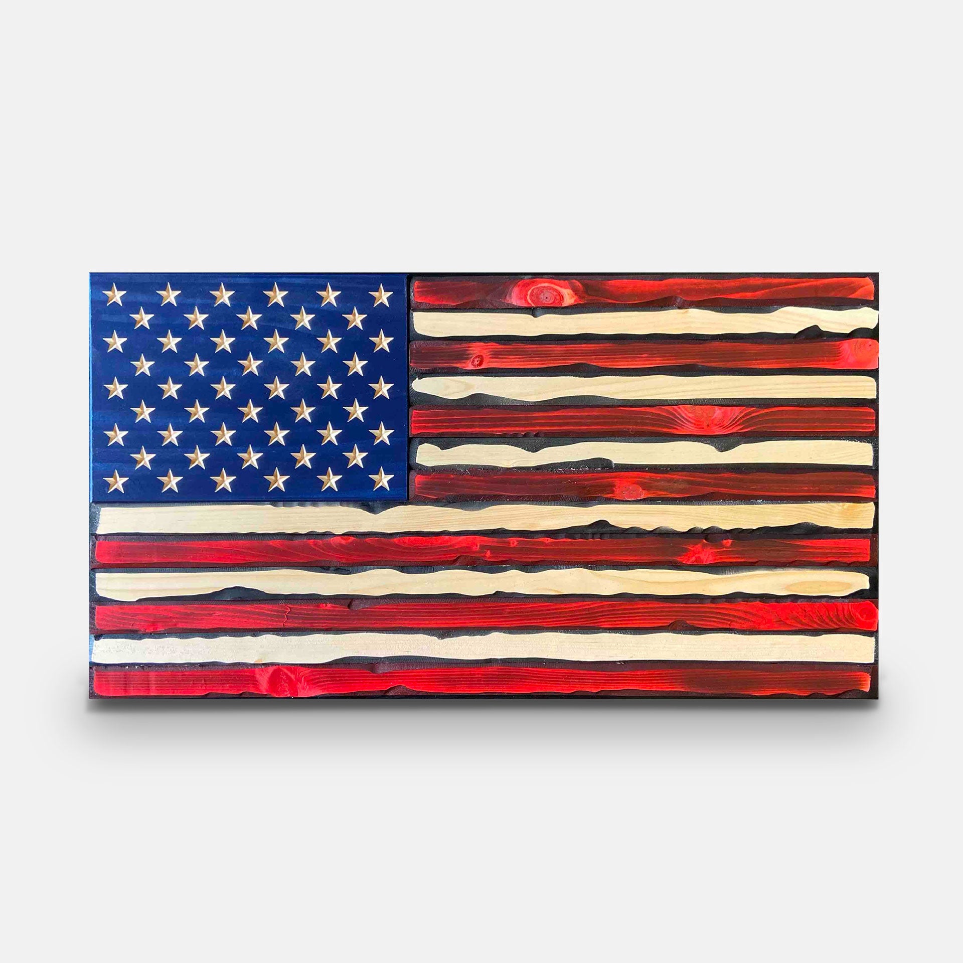 American Flag Wood Wall Art