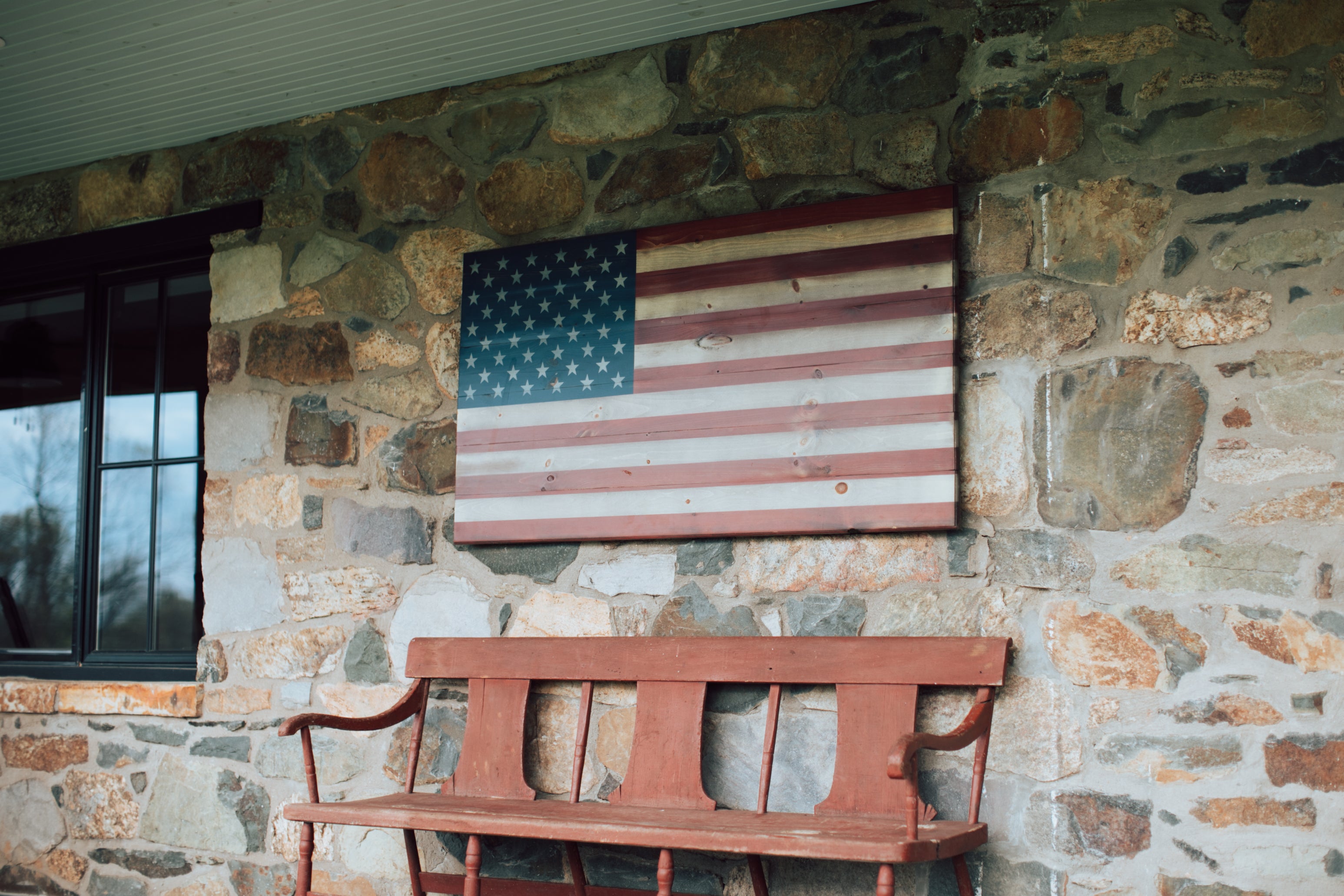 Legacy Series - Wooden American Flag