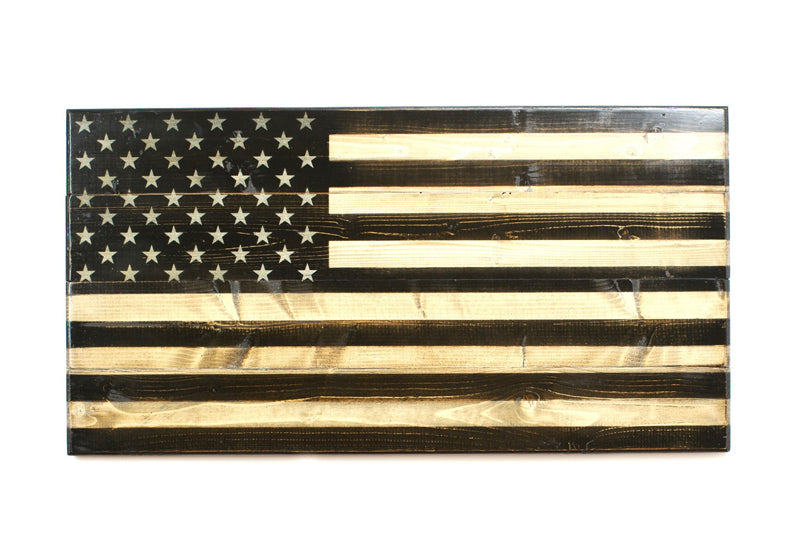 The Front Line Wooden Flag