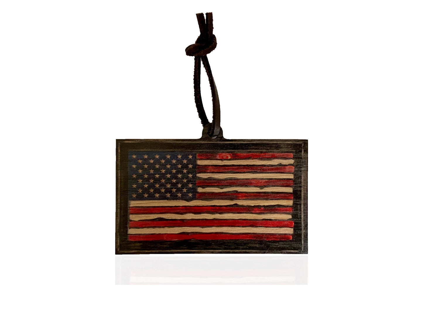 American Flag Christmas Ornament