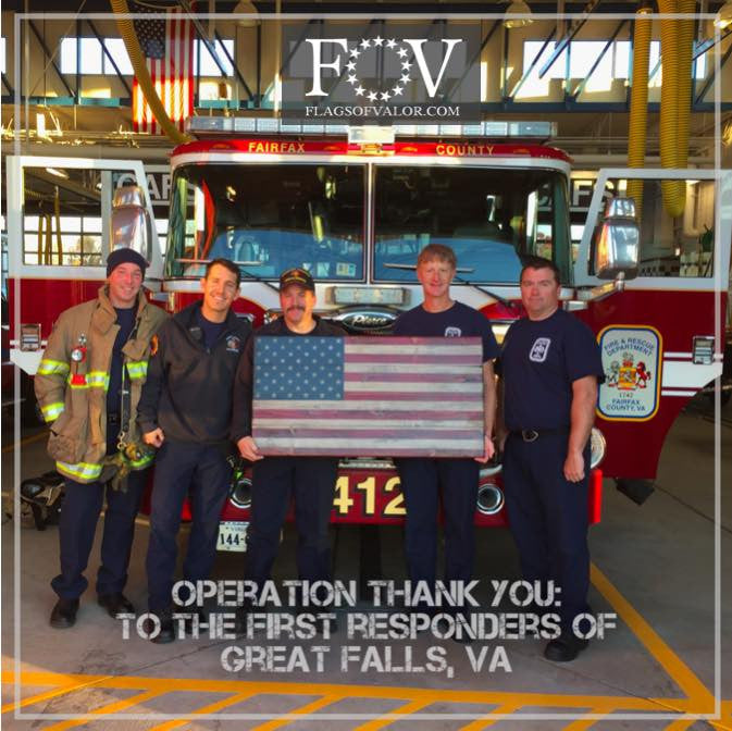 Great Falls FD - Flags of Valor - First Responders Recognition