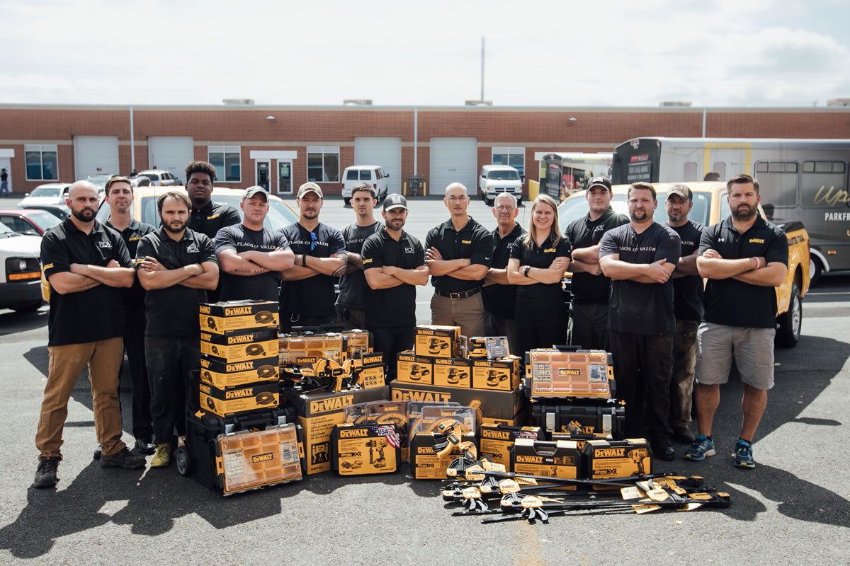 Flags of Valor and DEWALT tools - Made in America Matters