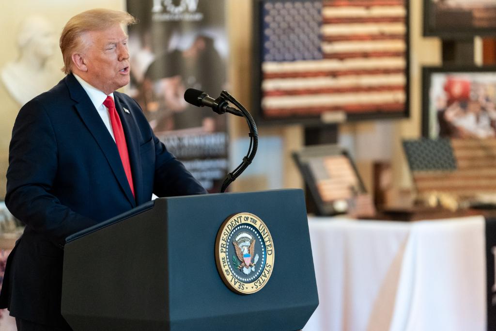 Flags of Valor in the White House