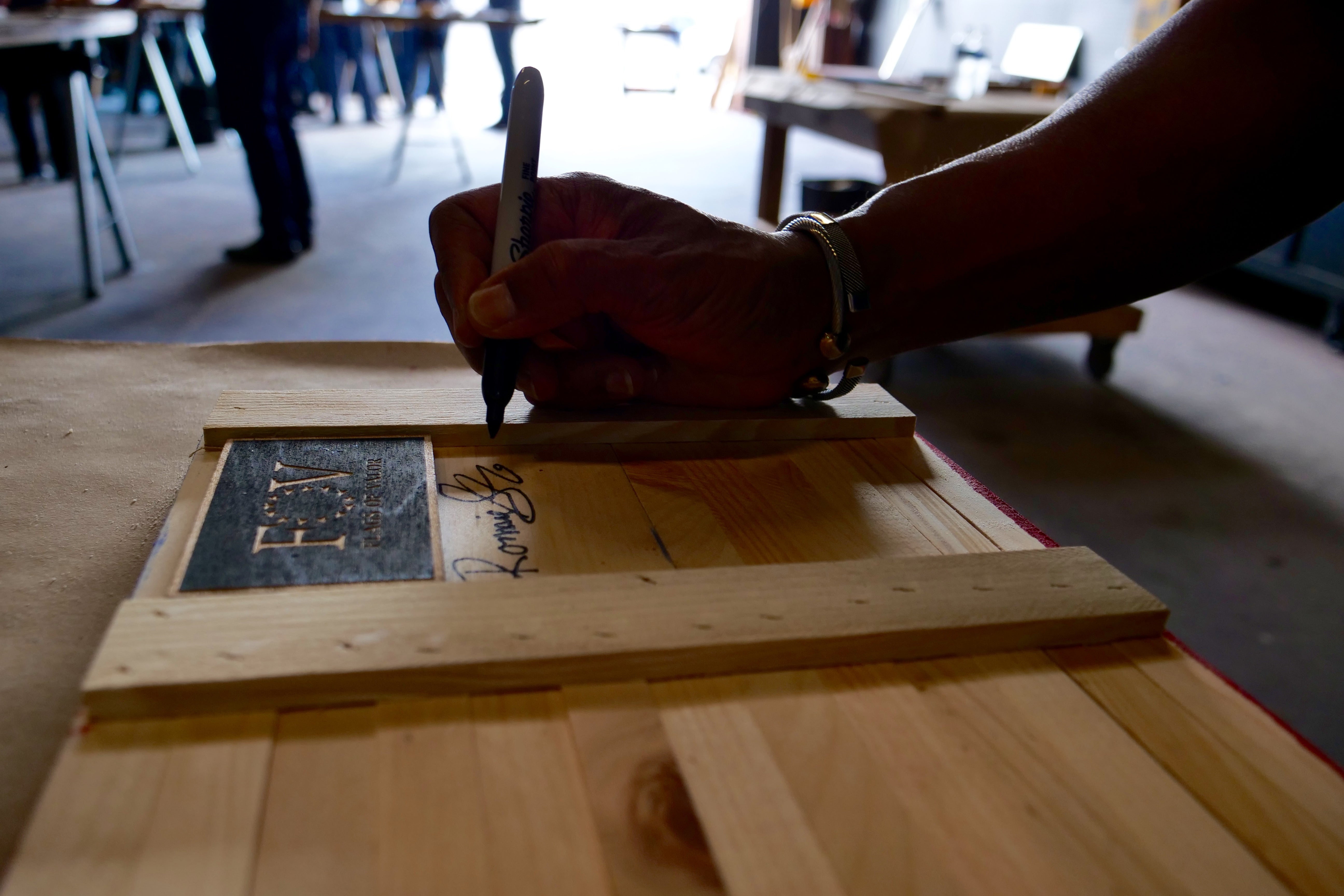 Flag Build with the U.S. Chamber of Commerce