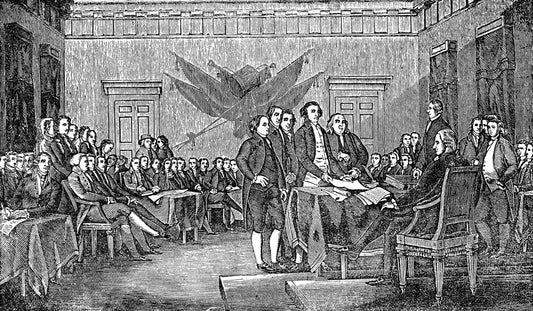 Declaration of Independence - The Original Flag of Valor - Stand against Tyranny