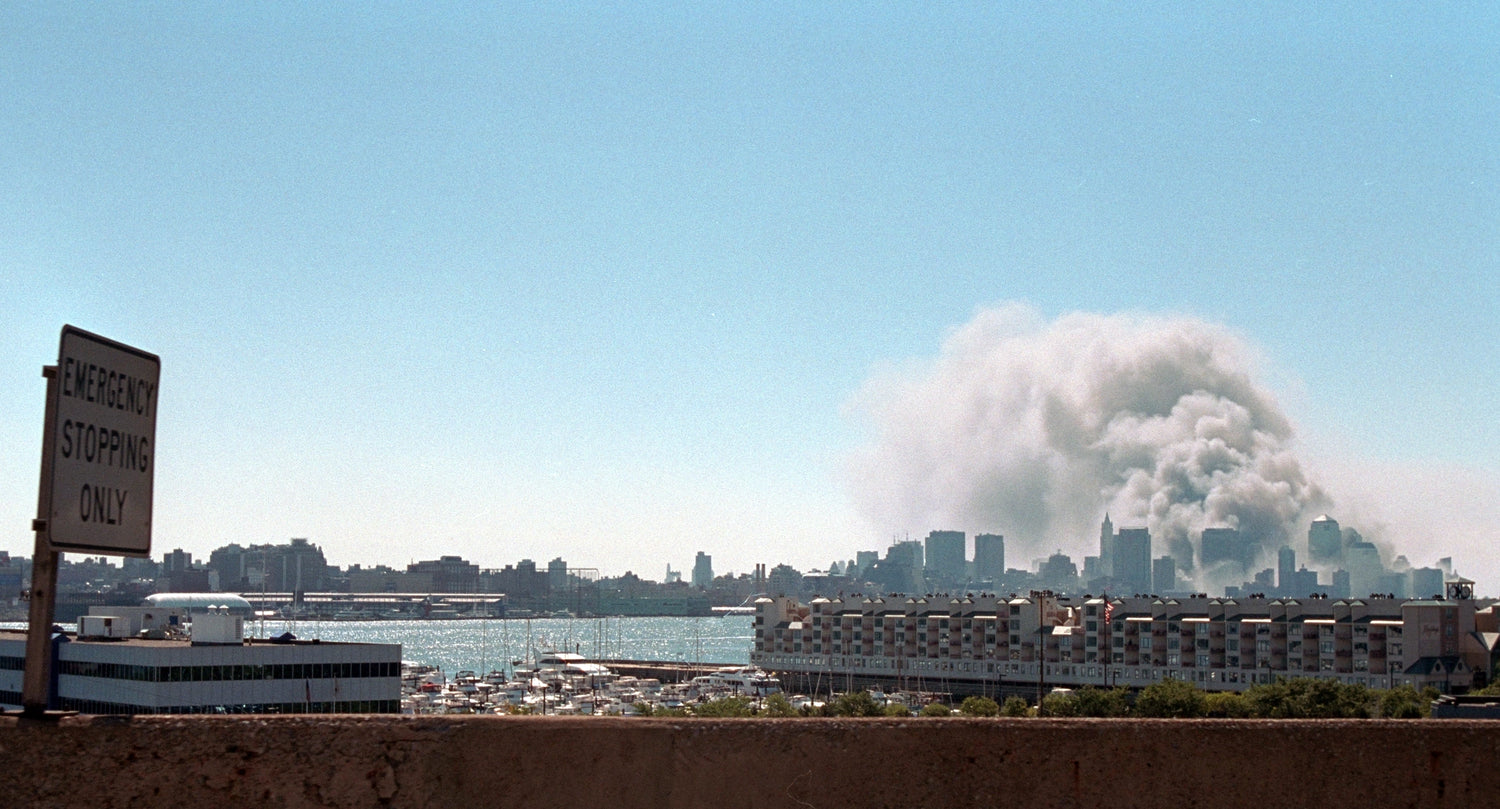 New York City Skyline September 12th, 2001 - The Day After 9/11