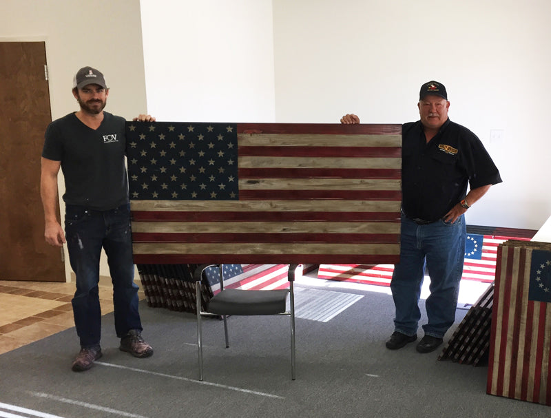 Flags of Valor's first customer John Murphy - Thank you!