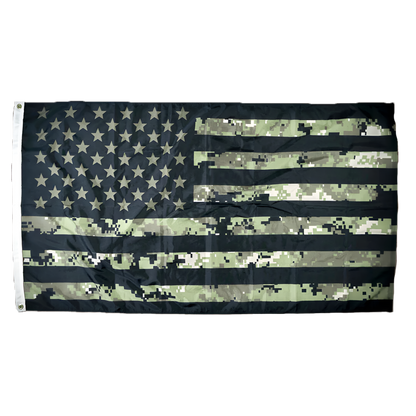 3x5 Nylon Navy Coast Guard Combat Flag Front View