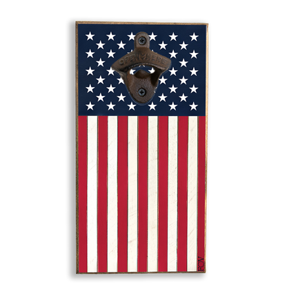 American Flag Bottle Opener