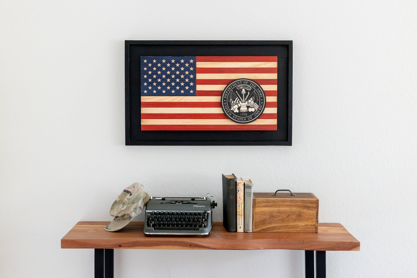 Liberty Flag with Service Branch PUC