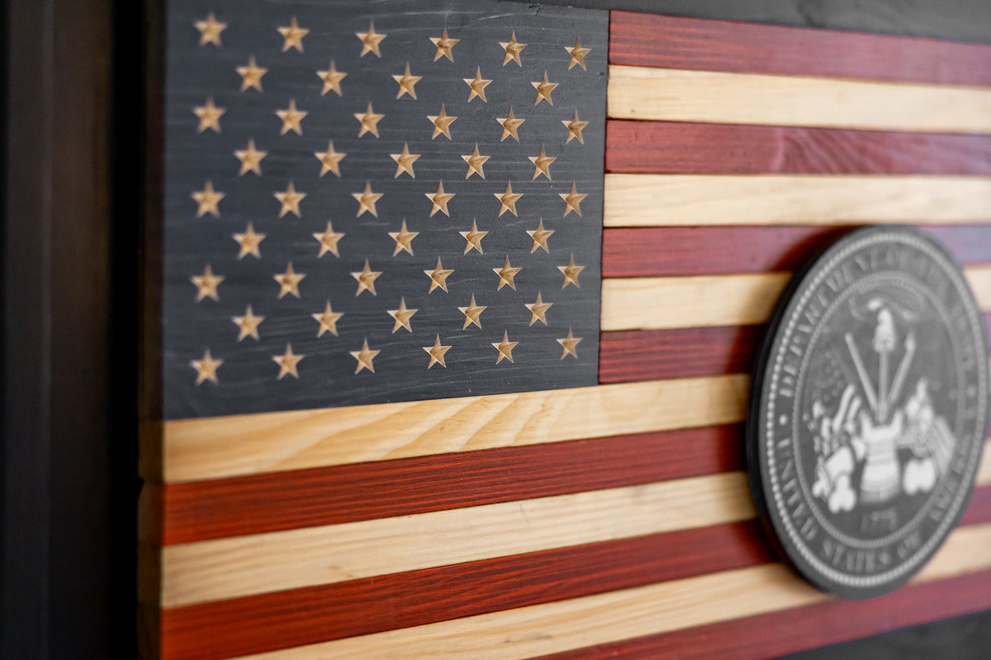 Liberty Flag with Service Branch PUC