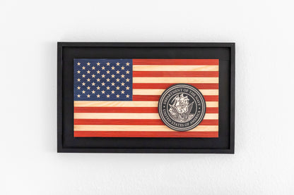 Liberty Flag with Service Branch PUC