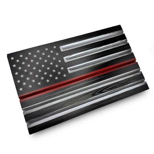Thin Red Line Desktop Challenge Coin Holder