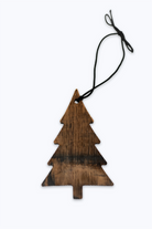 Wooden bourbon barrel Christmas tree ornament