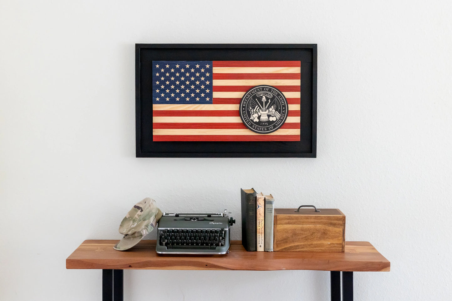 Liberty Flag with Service Branch PUC