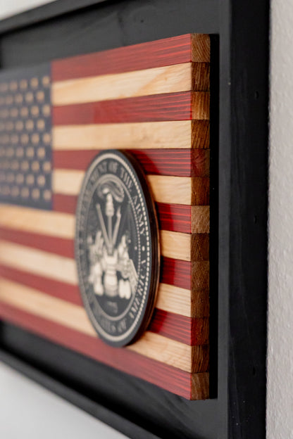 Liberty Flag with Service Branch PUC