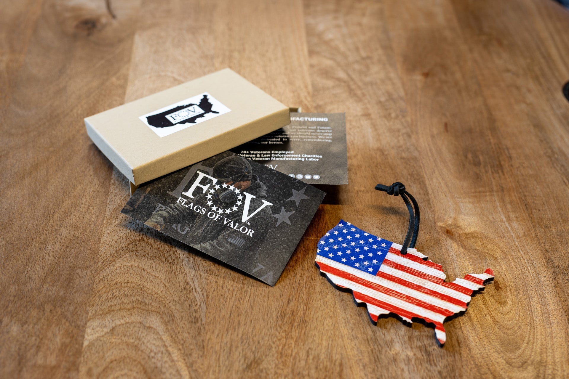 American Flag Ornament