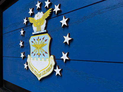 Air Force Wooden Flag