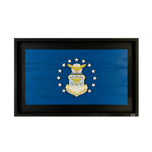 Air Force Wooden Flag