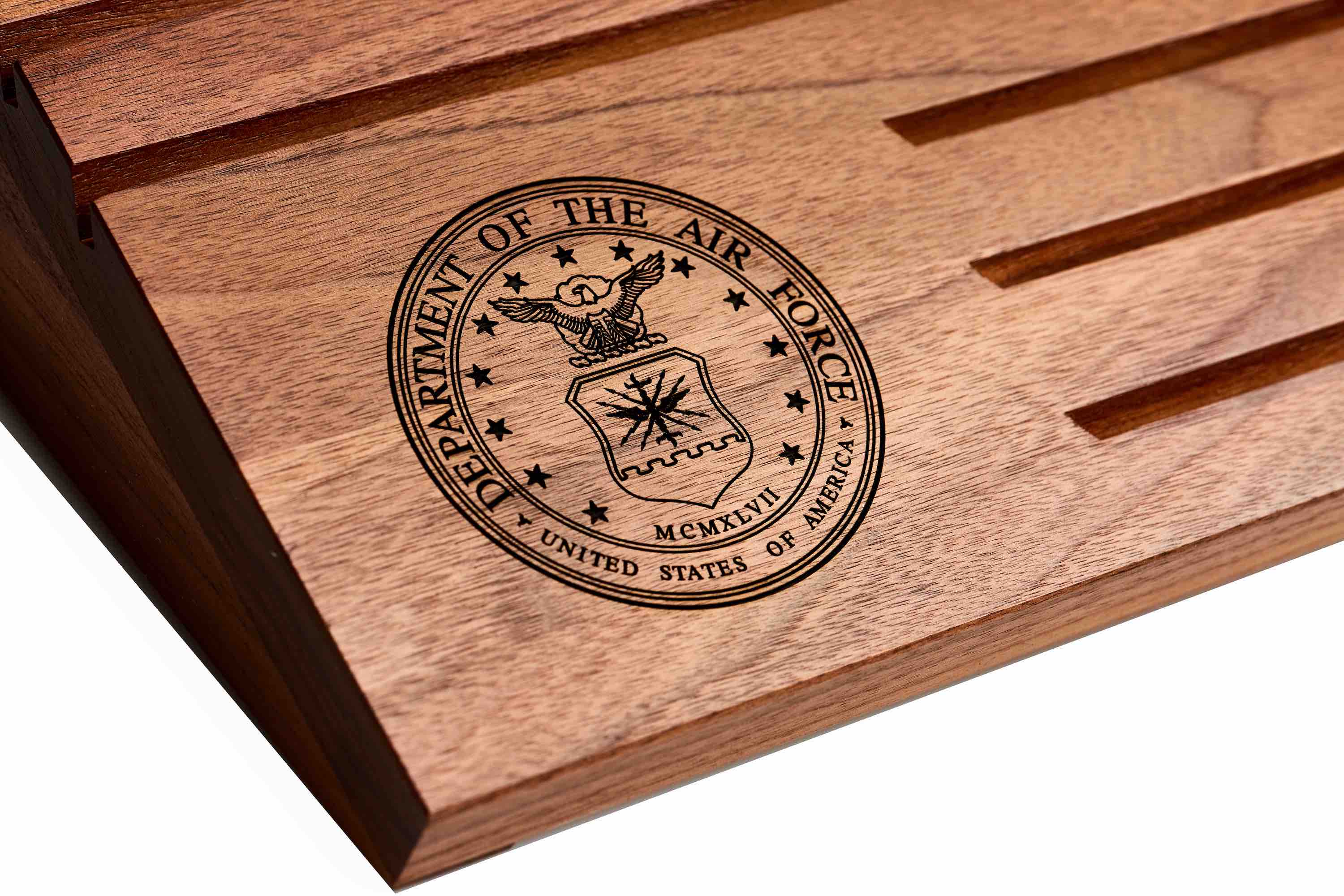 Wooden Desktop Challenge Coin Holder