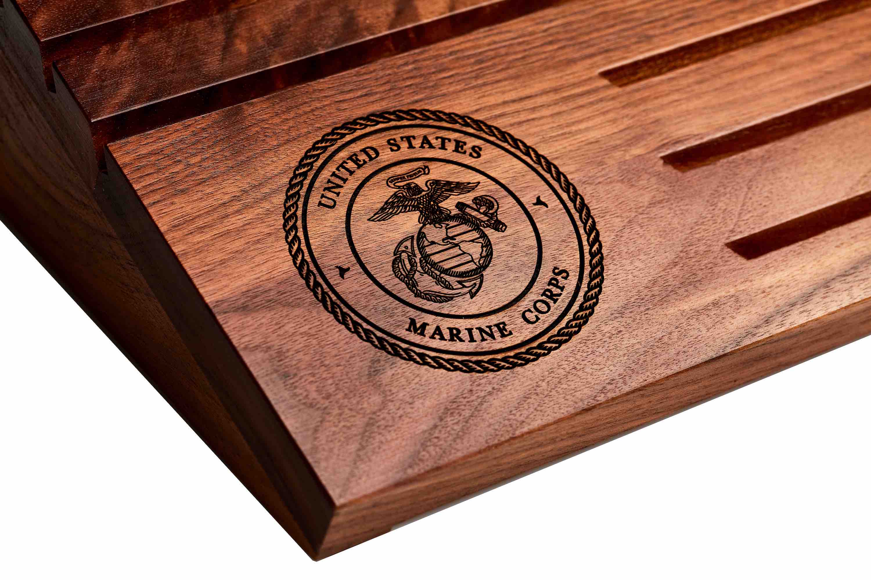 Wooden Desktop Challenge Coin Holder