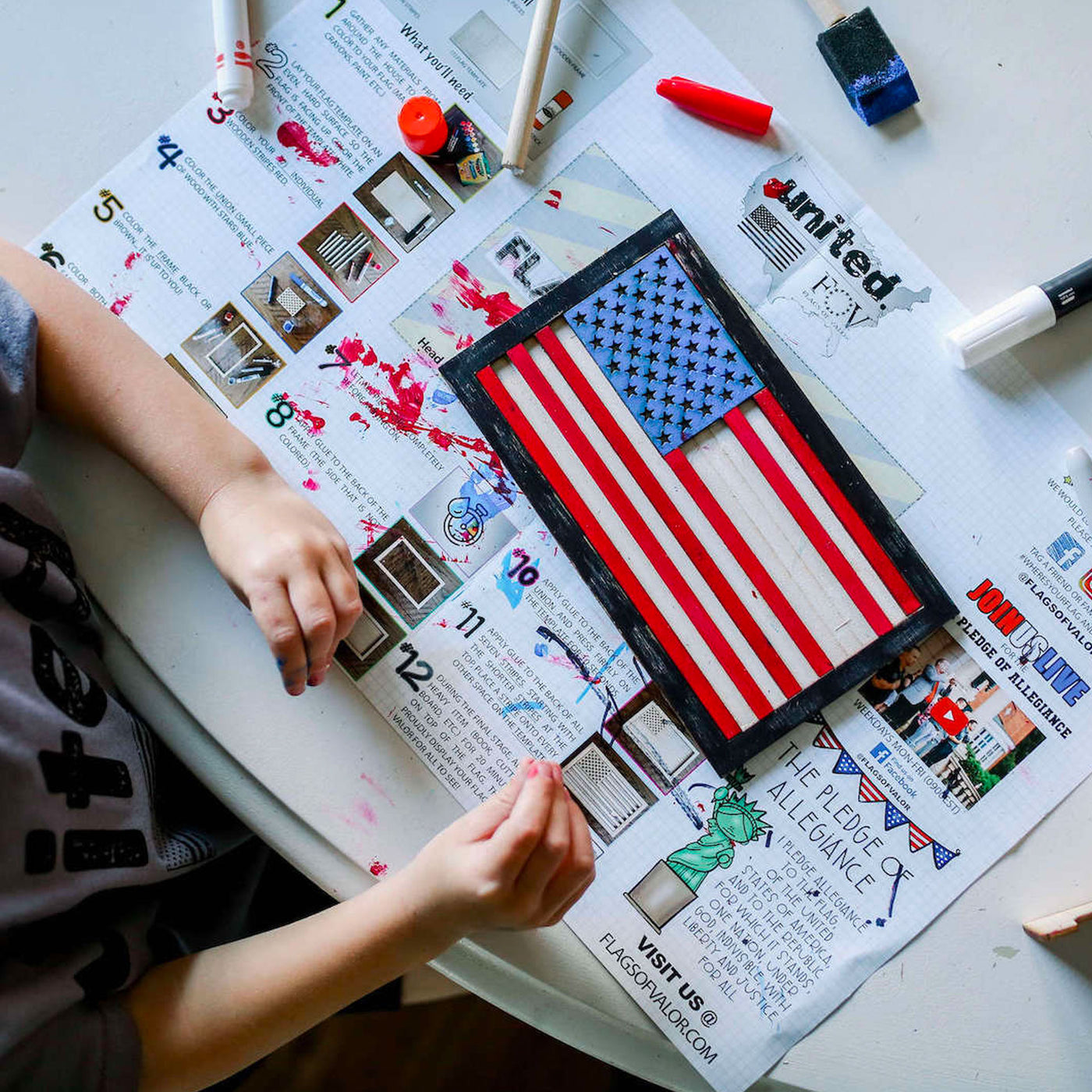 How to explain the American flag to Kids