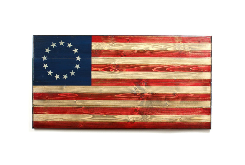 Midway (M) Wooden American Flag