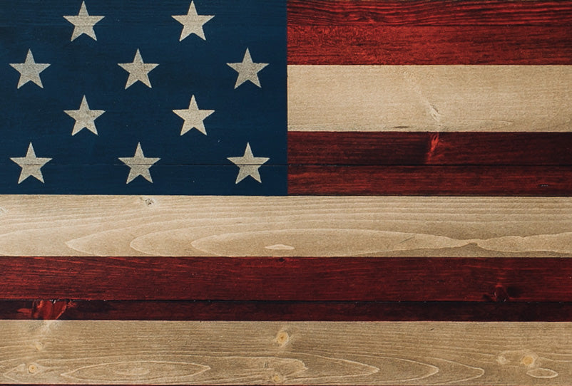 Legacy Series - Wooden American Flag