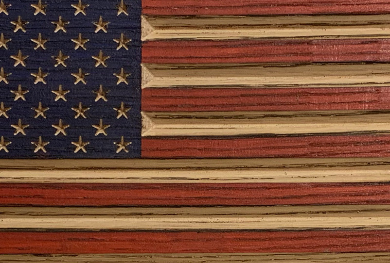 Old Glory Desk Flag